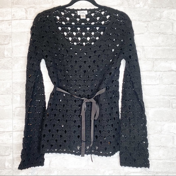 Lilly Pulitzer Sweaters - Lilly Pulitzer Cashmer & Wool Crochet Top Medium